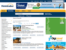 Tablet Screenshot of hotelindex.com